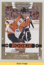 2017-18 Upper Deck Compendium Rookies Gold Mike Vecchione #595 READ o1h