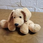 Mary Meyer Flip Flops Puppy Plush 14" Dog Cream  Tan Green Bow Floppy 1999 Rare — photo 3