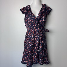 Anthropologie HI THERE from Karen walker Women's 8 Cherry Cordial Wrap Dress