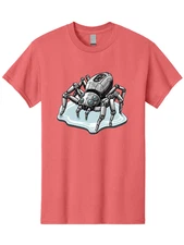 Metal-Spider-Robot Mens Graphic Tee, 100% Cotton, Casual Summer Wear