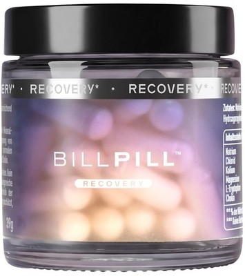 Bill Pill Recovery Kapseln 48 St. Anti-Kater-Pille, Energie-Booster, Kaulitz NEU