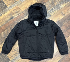 Gap Kids Puffer Jacket Boys Small Blue Insulated Hooded Outdoor Ski Winter Coat