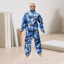 1:6 Scale Action Figure Clothes Mini Trendy Fabric Uniform for 12" Male Body