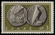 GREECE 754 - Ancient Coins "Zeus and Eagle" (pc28553)