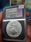 2019 AMERICAN SILVER EAGLE $1 NGC MS70 FIRST DAY OF ISSUE ELIZABETH JONES SIGNED