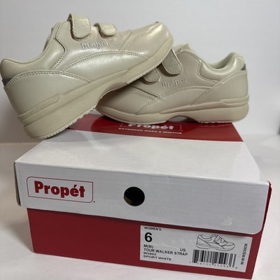Propet Tour Walker Strap Walking Womens Beige Sneakers Athletic Shoes Sz 6  NEW