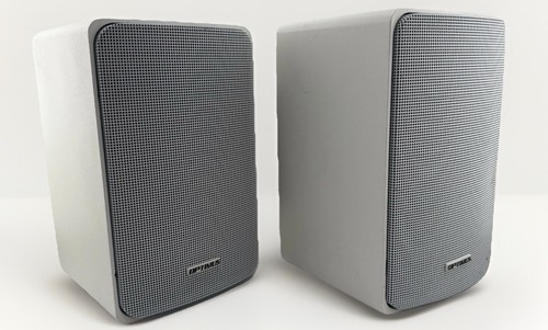 Optimus Pro 7 White Bookshelf Speakers Model 40-2065, 50W - Picture 10 of 11