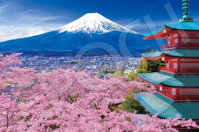 1000 pieces Jigsaw Puzzle Harukaze Mt.Fuji - Yamanashi (50 x 75cm) 11-615s