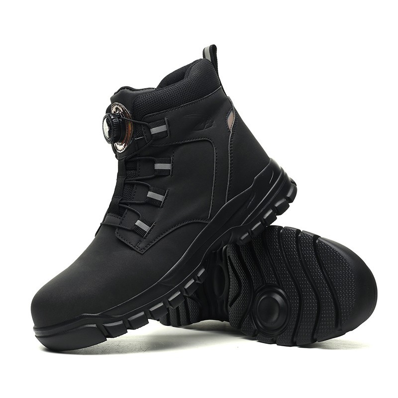 Mens Waterproof Work Boots Steel Toe shoes Safety Shoes Indestructible Non Slip