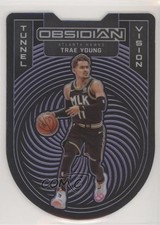 2020 Panini Obsidian Tunnel Vision Electric Etch Purple 42/75 Trae Young #5 hs9