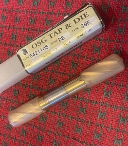 1/2” Cobalt Endmill DOUBLE END TIN COATED OSG New