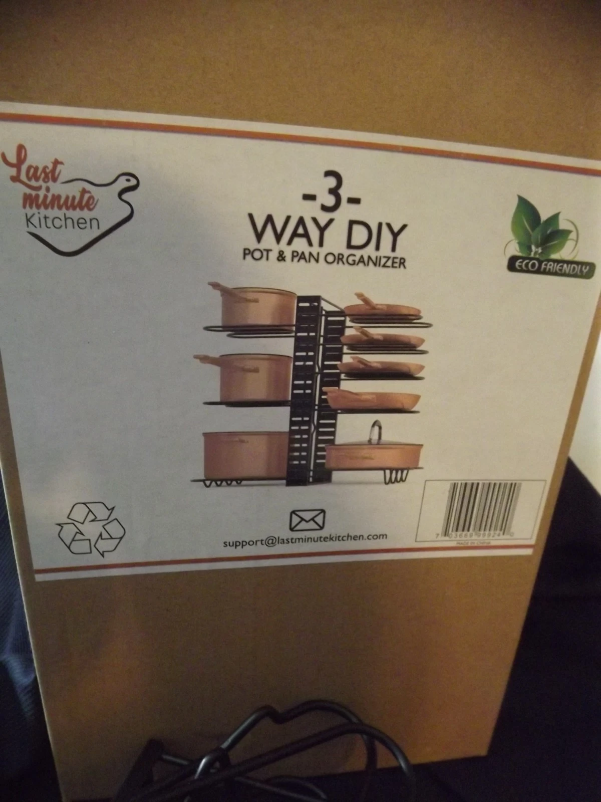 NEW 3 way DIY POT & PAN ORGANIZER 3 TIERS NIB
Opens in a new window or tab