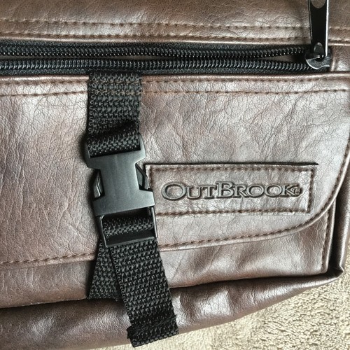 Outbrook Borsa Cintura Ecopelle Retro Marsupio Marrone Viaggio Outdoor Unisex - Foto 4 di 10