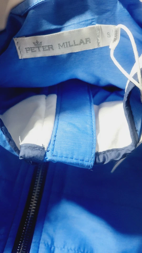 Chaqueta de golf Peter Millar para mujer Merge Meybohm Realtors pequeña azul poliéster nueva con etiquetas  Foto 4 de 4