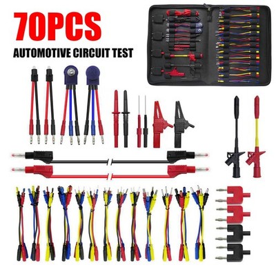Automotive Circuit Test Leads Kit Electrical Auto Diagnostic Tool Wire 70PCS3I