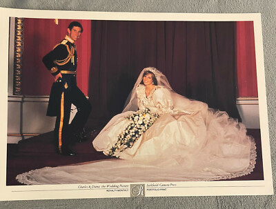 Prince Charles Princess Diana Wedding Day Royalty Monthly Photo