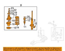 Honda Oem 2001 Civic Suspension Components-strut Assy 52620s5aa31 Honda Oem 2001 Civic Suspension Components-strut Assy 52620s5aa31