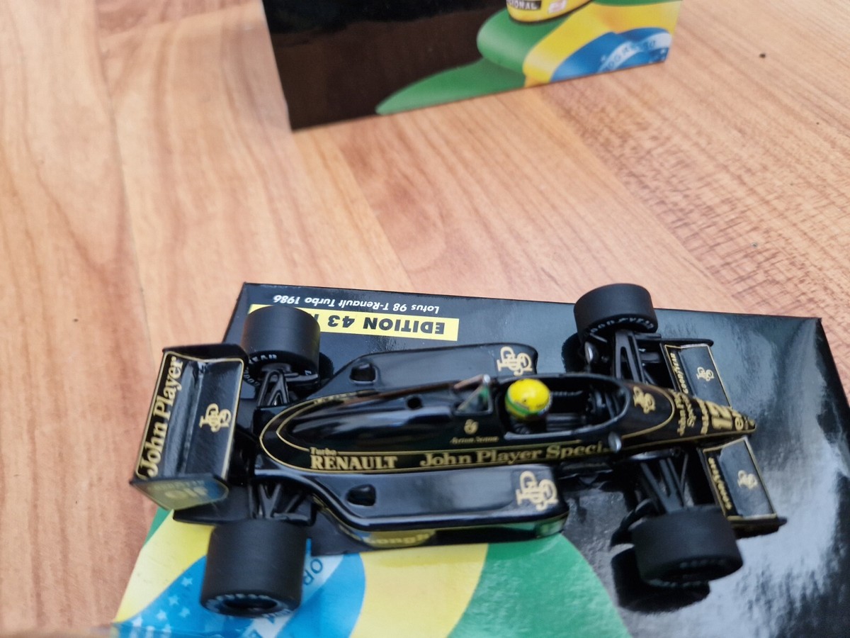 MINICHAMPS 1/43 AYRTON SENNA LOTUS 98T RENAULT TURBO 1986 F1