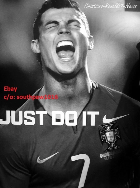 "Christiano Ronaldo" "Just Do Print Advertisement | eBay