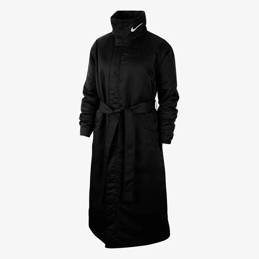 Nike Women s Sportswear Synthetic Fill Parka Trench CU5847 010 Size S