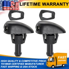 Universal 2 Window Windshield Wiper Nozzle Sprayer Washer Spray Nozzle Sprinkler