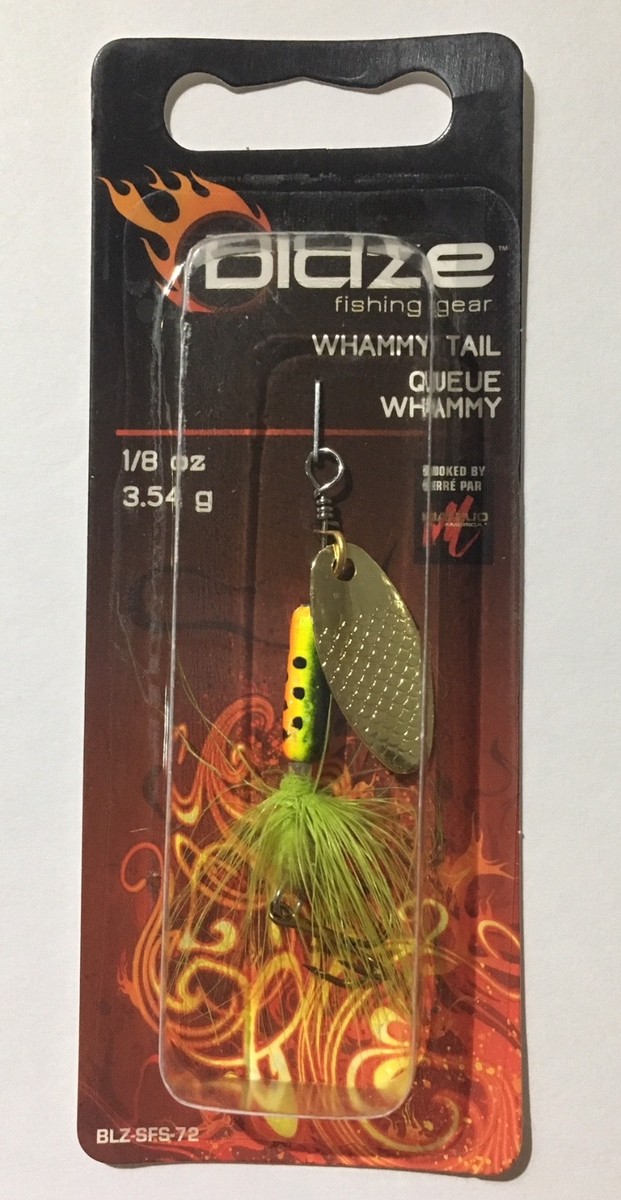 blaze whammy tail fishing lures Blaze 1/8 oz Spinner Bait Crappie Bass Spinnerbait Choose Color Matzuo Hook