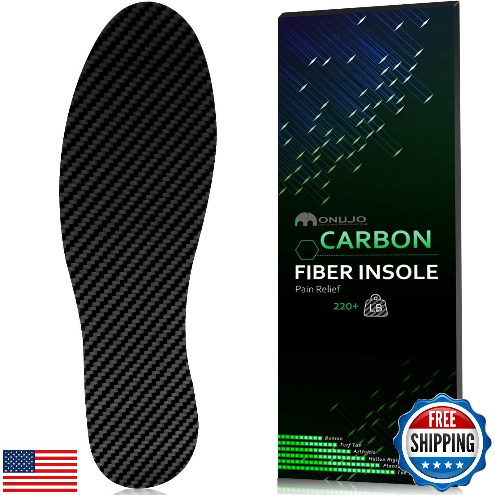 Plantilla de fibra de carbono, para punta de césped, fracturas de pies, Hallux Rigidus, Limitus, R