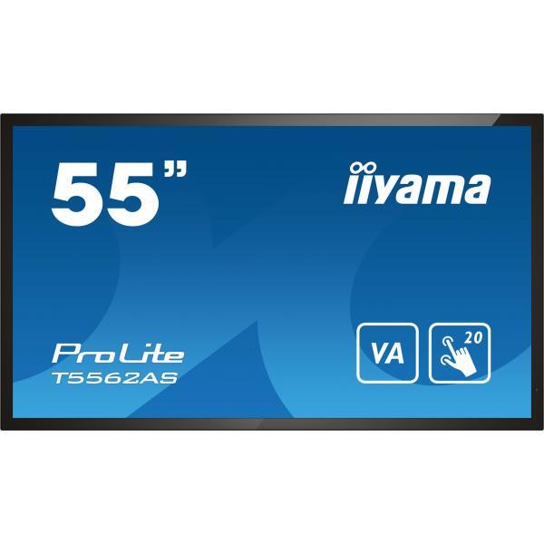 iiyama T5562AS-B1 visualizzatore di messaggi Pannello piatto interattivo 138,7 c