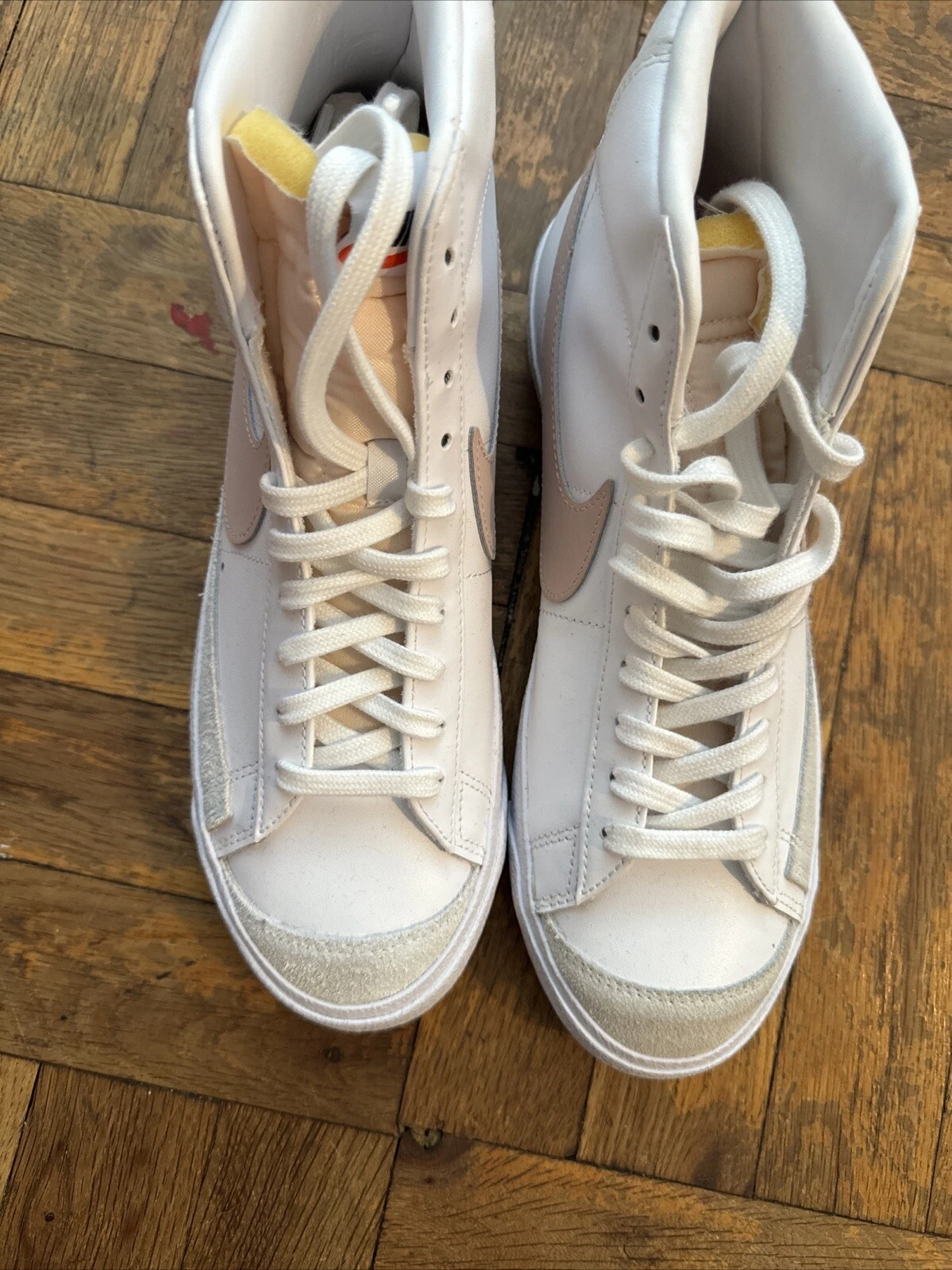 Taglia 10 Donna Taglia 8.5 Uomo Blazer Nike '77 Vintage Mid Bianco Rosa Oxford W