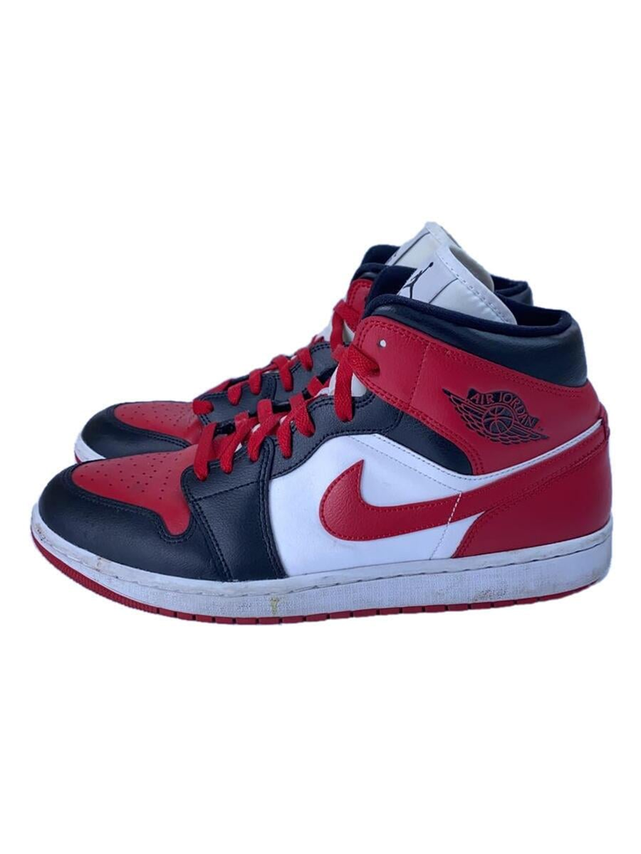 Nike WMNS Air Jordan 1 MID BQ6472-079 US12 29cm red black used | eBay