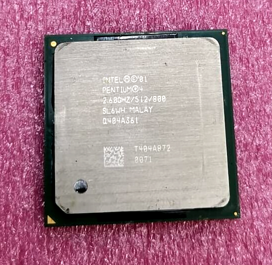 CPU INTEL PENTIUM 4 / 2.60GHZ / 512/ 800 / SL6WH | eBay