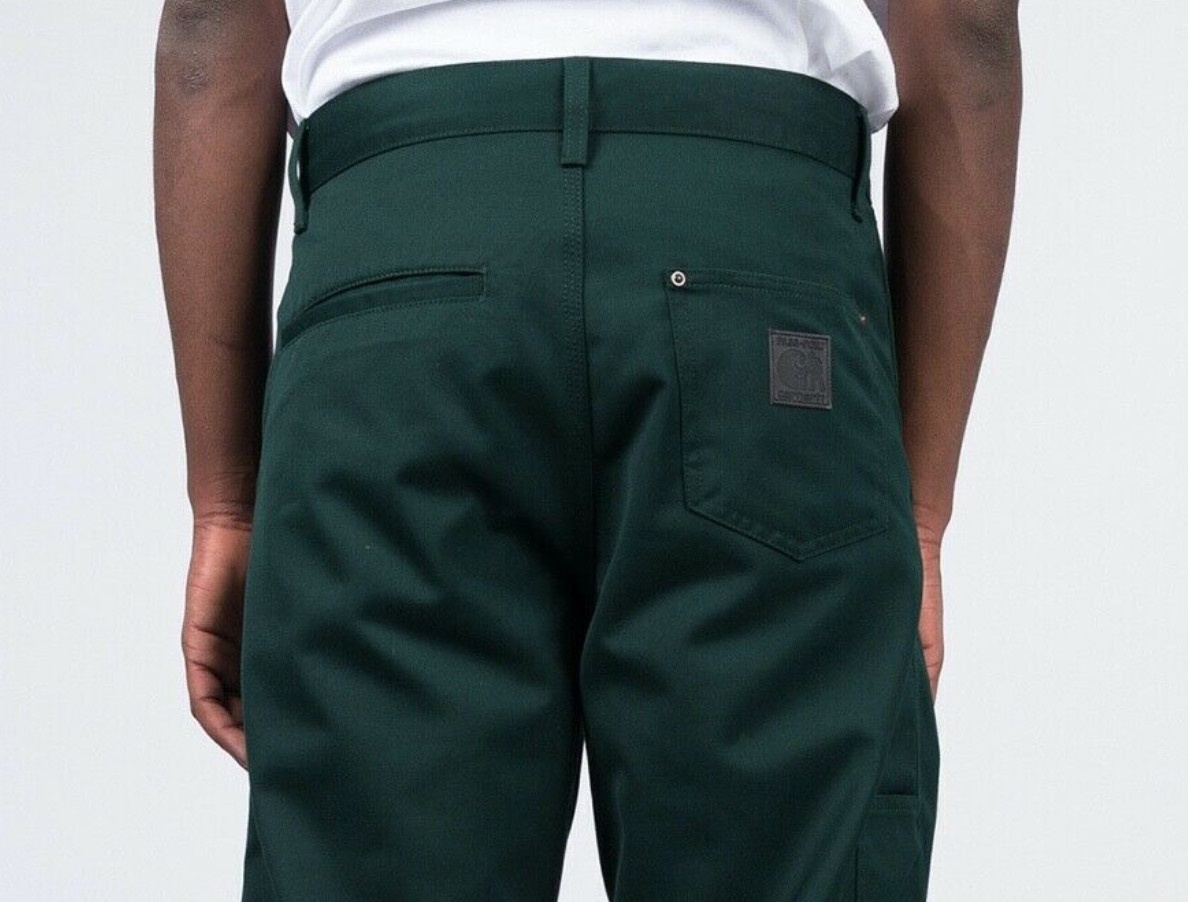 Carhartt WIP x Pass Port Pall Pant - Bottle Green Stone Washed