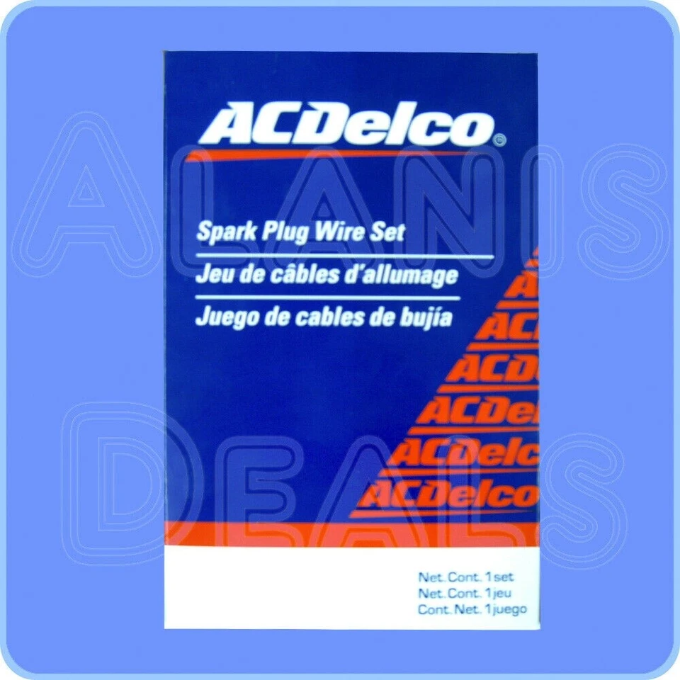 OEM GM Spark Plug Wire Set with Heat Shields Original Equipment 9748HH - Изображение 2 из 3