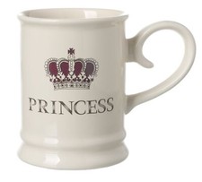 Stow Green Majestic Cream Mug "Princess" Novelty Tankard Cup Coffee Tea Break