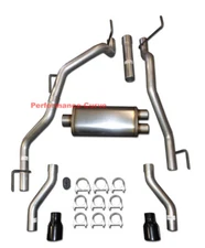 Performance CatBack Dual Exhaust Fits 09-22 Dodge RAM 5.7 18" MaxFlow Muffler