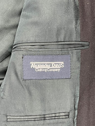 Burberry London Men's 44 R 100% Wool Navy Blue Blazer Suit Jacket Sports Coat - Picture 7 of 13