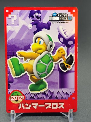 Hammer Bro 2012 01 Super Mario World Bros Card Top Nintendo | eBay