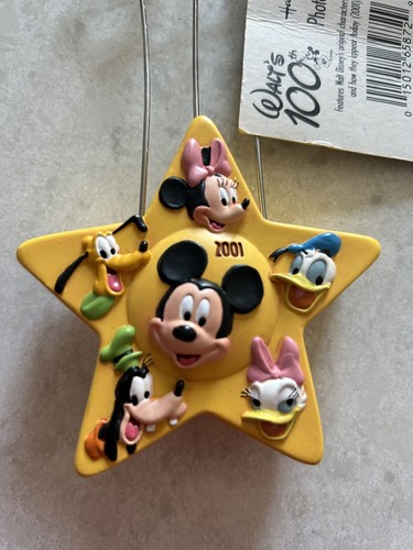 Hallmark Walt Disney 100th Photo Holder Mickey Mouse Friend 1928 - 2001 Vintage - Picture 5 of 6