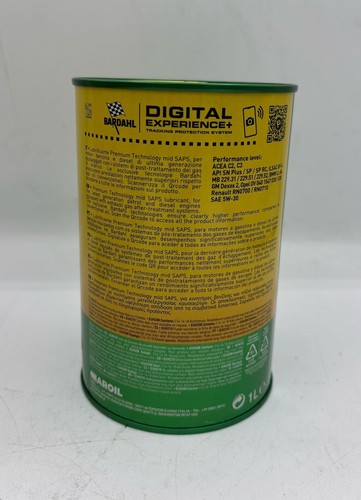 4 LITRI OLIO BARDHAL TECHNOS XFS 5W30 ACEA C2 C3 LL04 MB 229.51 MB229.52 DEXOS 2 - Foto 2 di 3