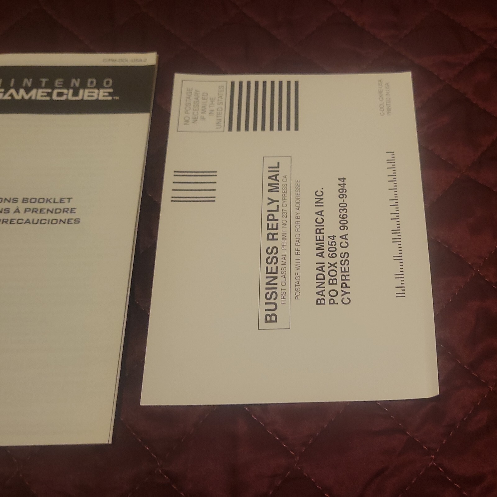 Ribbit King (Nintendo GameCube) Bonus Disc, Case & Reg Card, No Game or