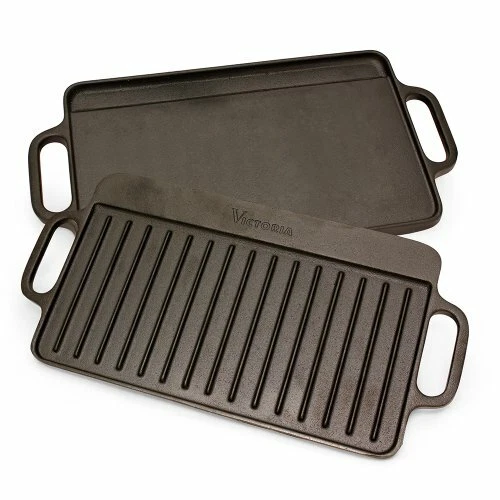 Victoria Cast Iron Reversible Griddle