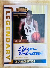 2022-23 PANINI CONTENDERS LEGENDARY GOLD Auto OSCAR ROBERTSON 06/10