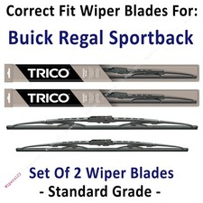 Wiper Blades 2-Pack Standard Wipers -fit 2019+ Buick Regal Sportback - 30240/200