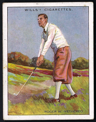 WILLS - BERÜHMTE GOLFER - #24 ROGER H WETHERED
