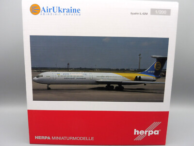 Buy Ilyushin Il-62M Air Ukraine 1/200 Herpa 572699 Iljuschin Il-62