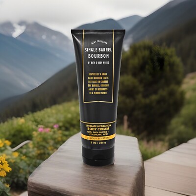 Bath & Body Works SINGLE BARREL BOURBON Ultimate Hydration Body Cream NEW