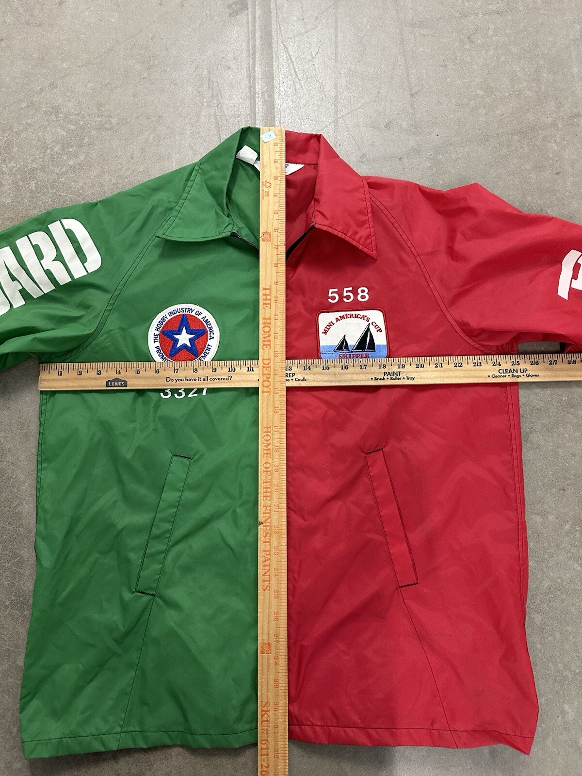 FILA Blazer Vintage Lands' End e Rowing Giacca Port Starboard con toppe tg 40