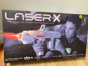 Laser X Long Range Blaster Game Real life infrared gaming experience 100m range | eBay