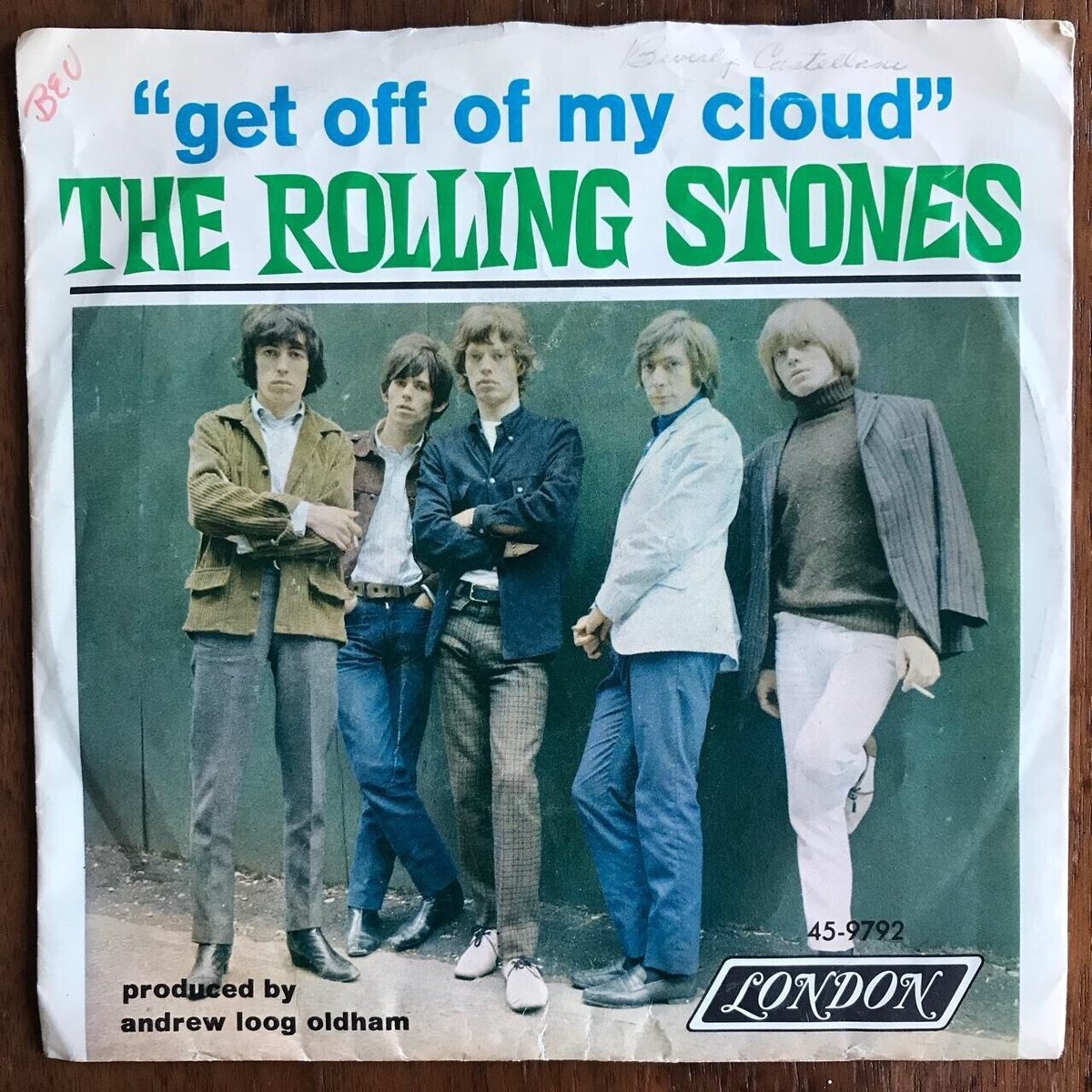 Rolling Stones Get Off Of My Cloud / I'm Free 7 Inch 45 RPM