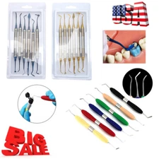 Dental Composite Resin Filling Spatula Titanium Head Instruments Set Restorative